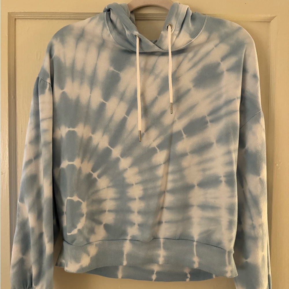 Blue Tie-Dye Hoodie